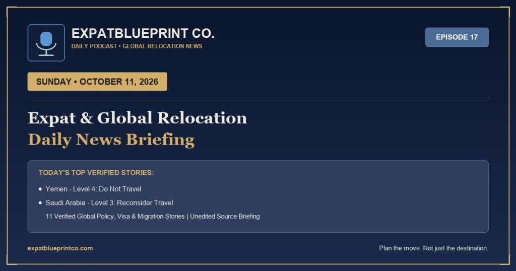 Daily Global Intelligence Briefing – October 11, 2026